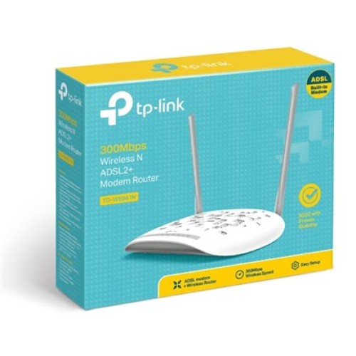 נתב ראוטר מודם אלחוטי TP-Link TD-W8961N 300Mbps Wireless