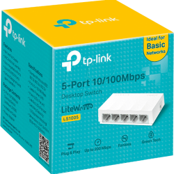 מתג לא מנוהל שולחני TP-Link TL-SF1005D 5-port Switch